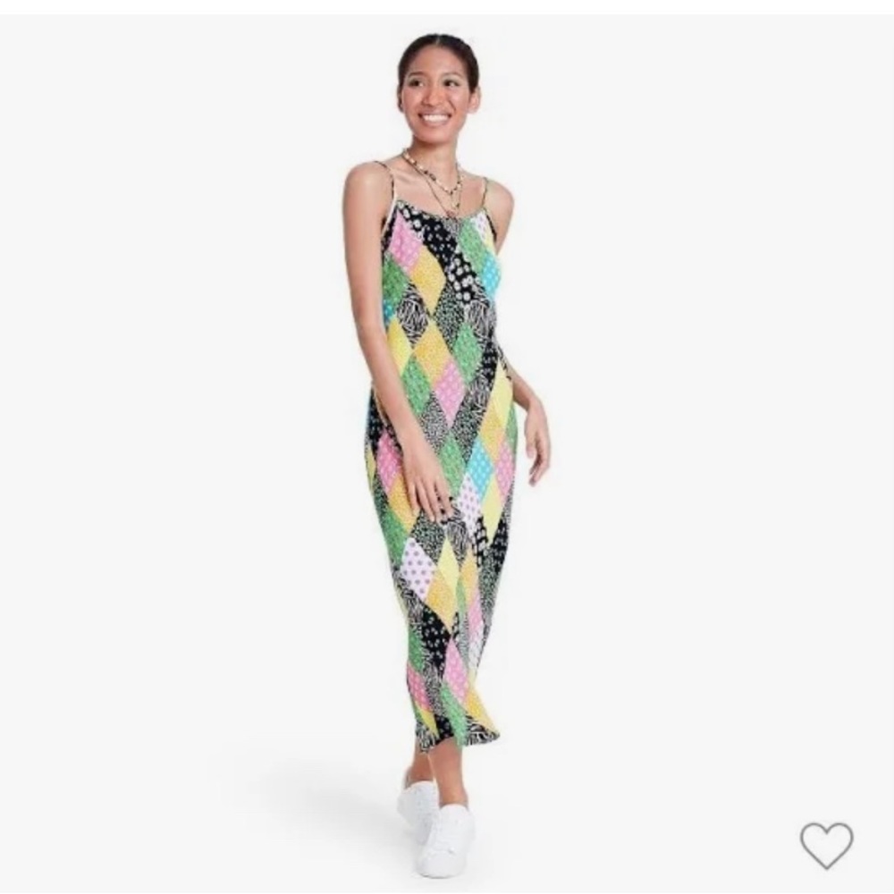 Patchwork Sleeveless Slip Dress M - RIXO for Target